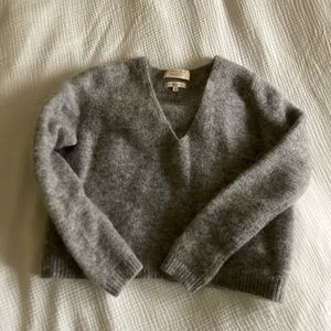 Sezane Cropped mohair sweater